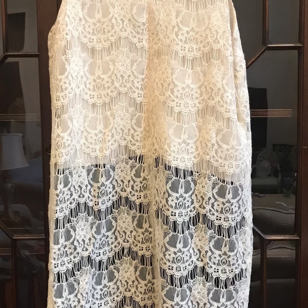 NWT Lace and Satin Astr sleeveless Dress - Picture 12 of 12